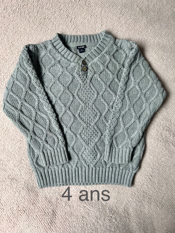 Pull Kiabi 4 ans gris