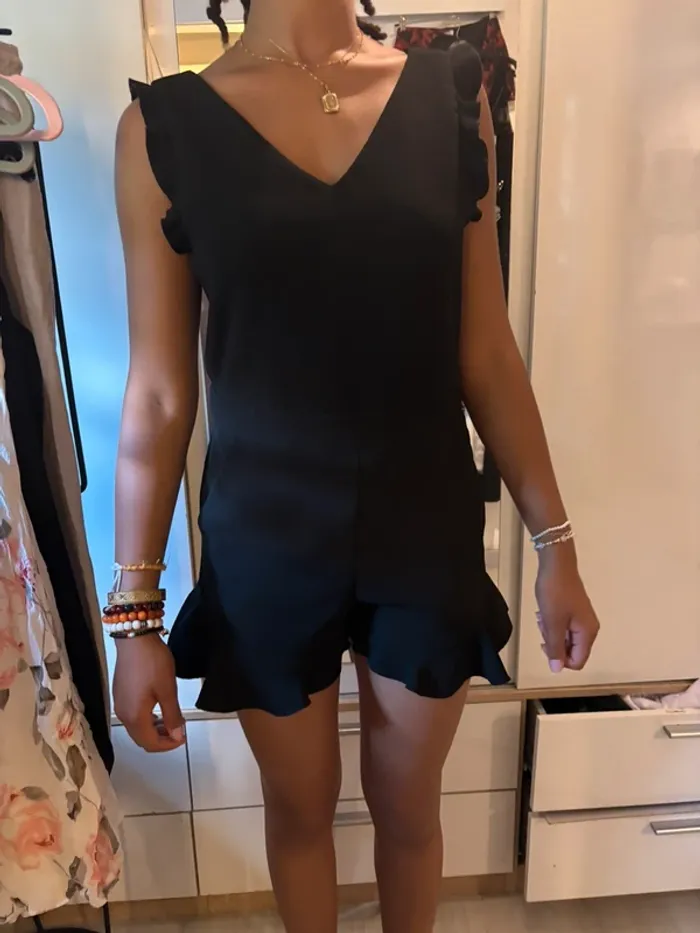 Combishort noire Mango, taille S, chic & féminine - photo numéro 8
