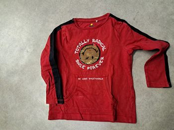 haut tee shirt manches longues garcon 6 ans smiley