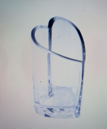 Vase soliflore coeur