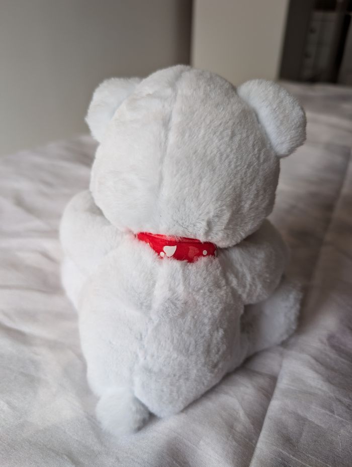 Peluche Ours blanc I ❤️ You - photo numéro 4