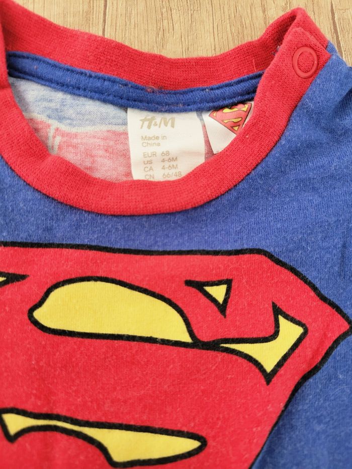Body manches longues garcon Superman taille 68 H&M - photo numéro 3
