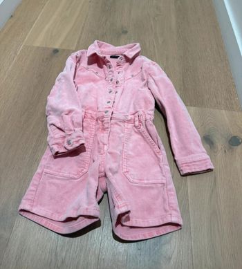 Combi short velours ikks 4 ans