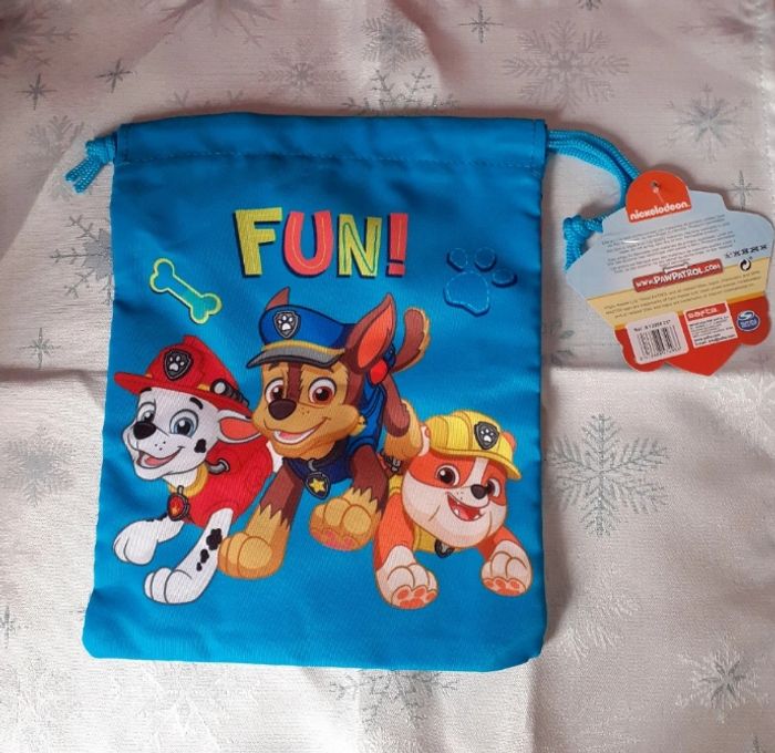 Neuf/Pat Patrouille: Sac pour goûter ou autre+ Boule métal à  garnir. - photo numéro 9