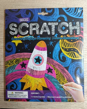 Cartes à gratter de l'espace