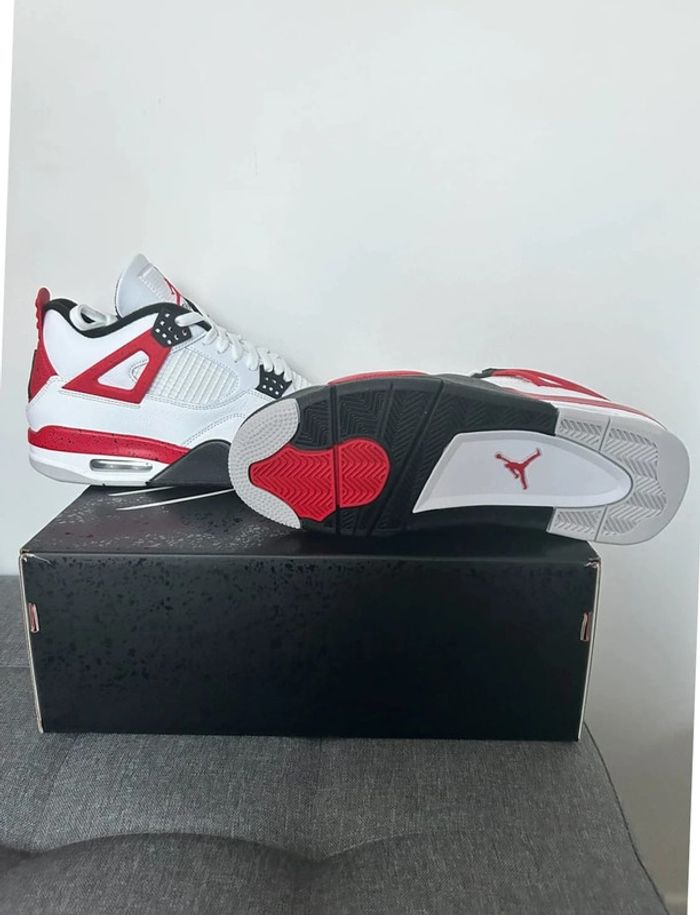 Air Jordan 4 rétro Red Ciment - photo numéro 2