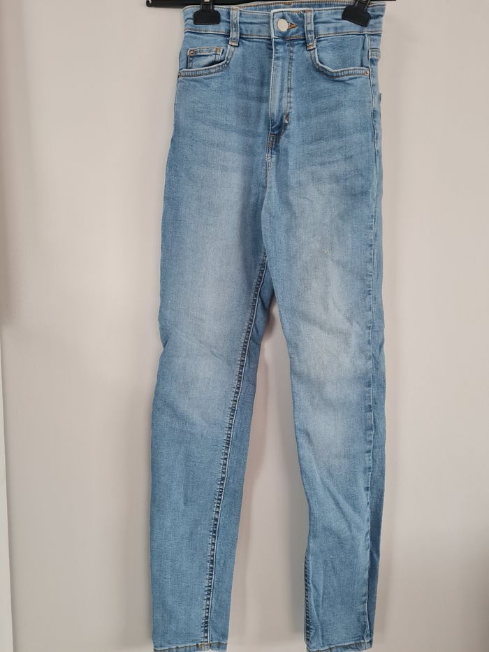 Jean slim taille haute taille 32