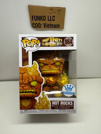Funko Pop Infinity & Warps 864 HOT ROCKS Funko Exclusive