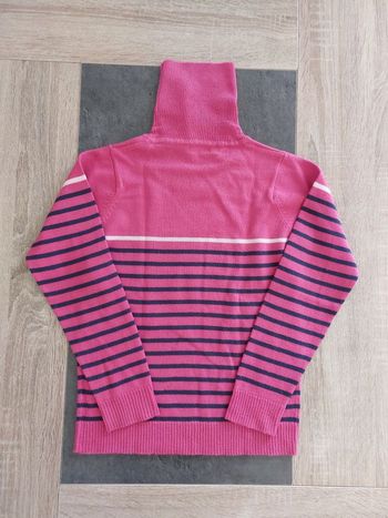 Pull col roulé fille