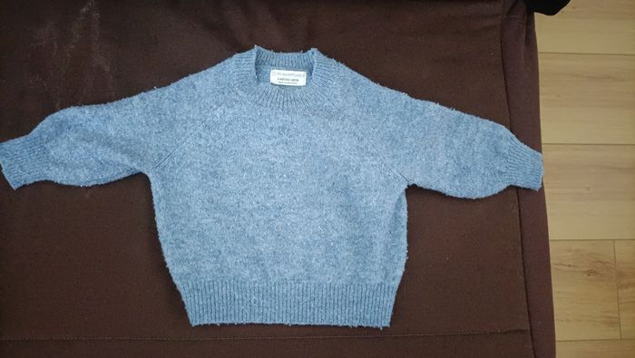 Pull bleu bébé 3-6 mois
