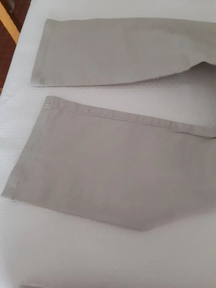 Jeans beige cache cache - photo numéro 4