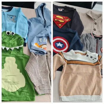 Lot pulls/gilets taille 2 ans (9 articles)