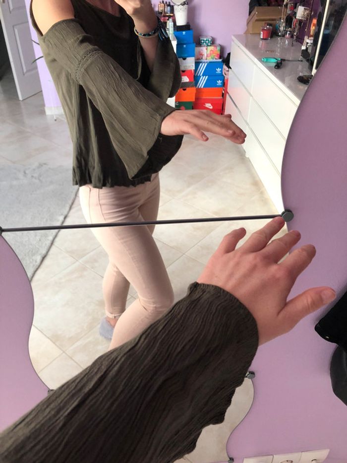 Tee shirt manches évasées - photo numéro 3