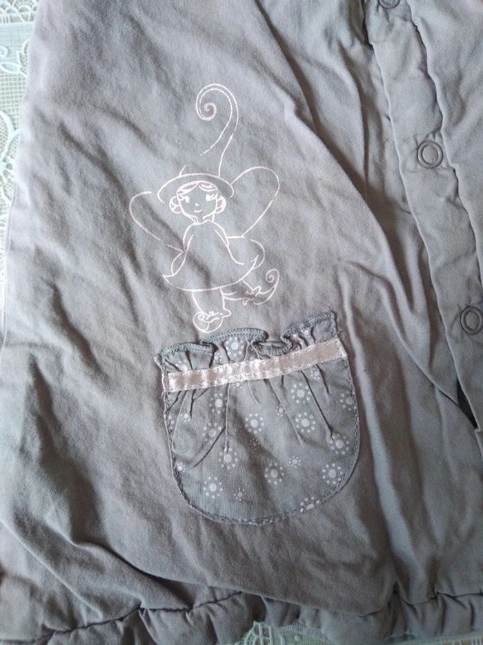 Robe doublée taupe 9 mois - photo numéro 8