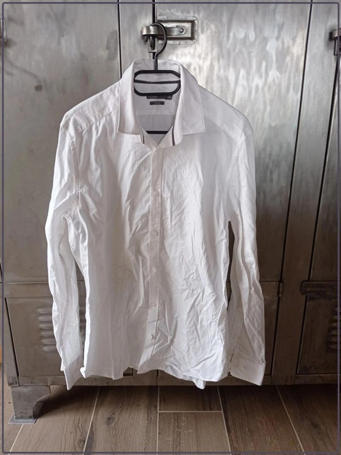 Chemise homme blanche fitted Jules taille 4 bon état