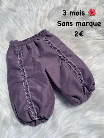 Pantalon 🌺 3 mois 🌺 Sans marque