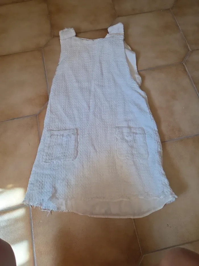robe Zara blanche doublé