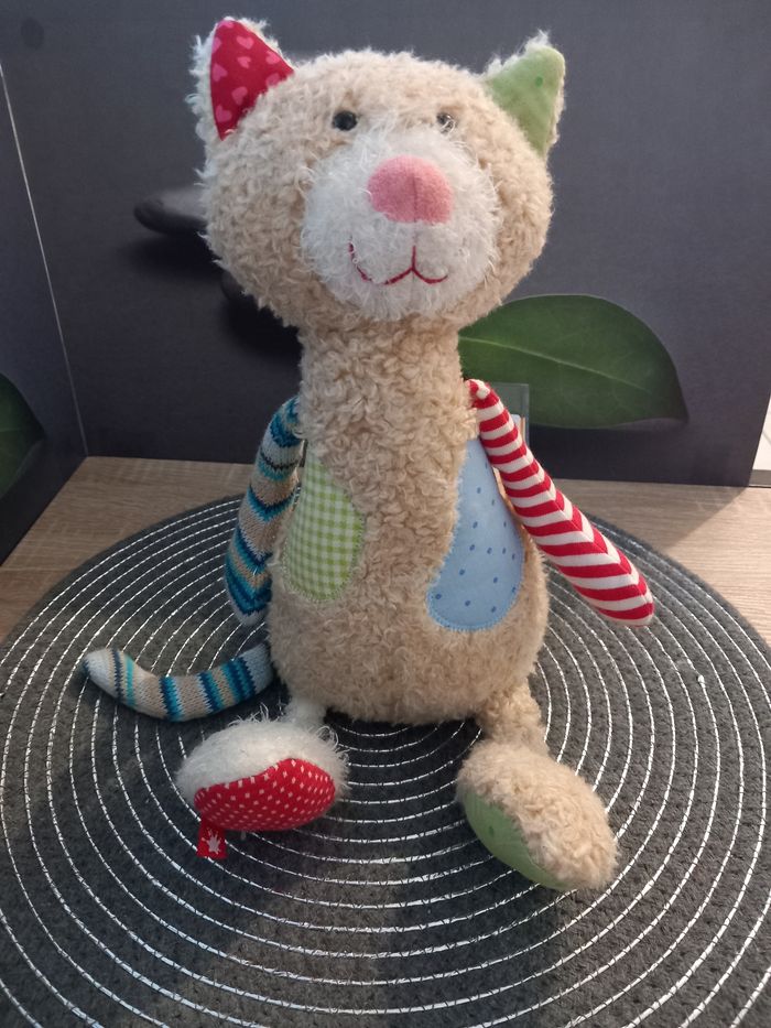 Peluche doudou chat sigikid 30cm