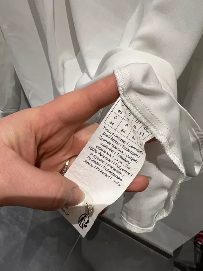 Blouse blanche taille 46 - photo numéro 6