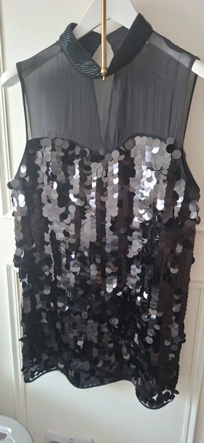 Robe en maille noire - photo numéro 2