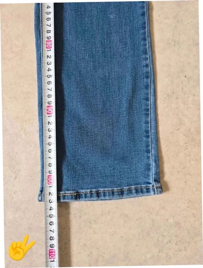 Jean Levi's denizen modern slim W29|FR38 L34 coupe droit bleu Femme-Women pan362 - photo numéro 5