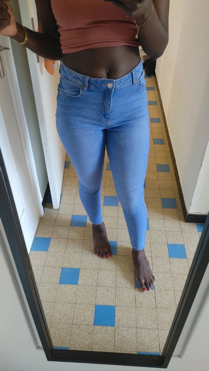 Jeans slim old school 2010 taille haute - photo numéro 2