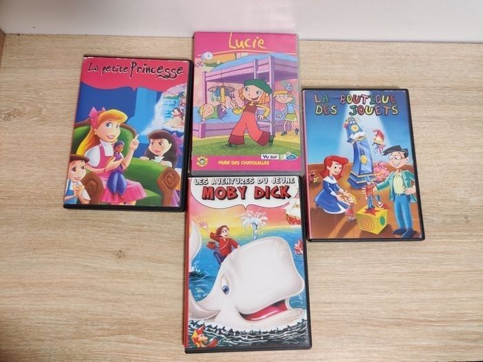 Lot 4 DVD enfants