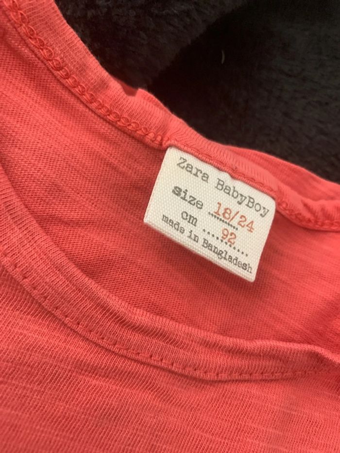 TEE shirt Zara 18/24 mois - photo numéro 5
