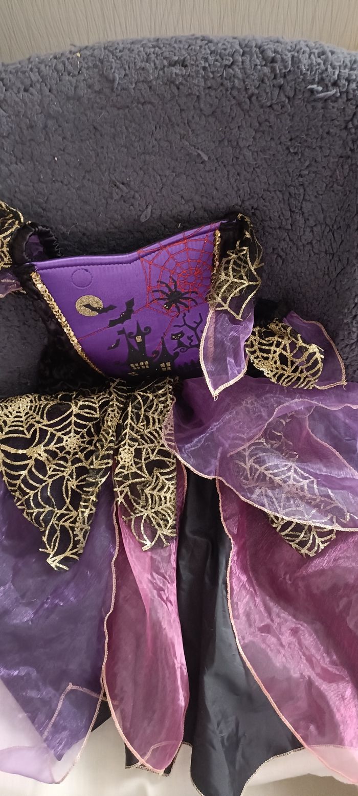 Robe sorcière halloween enfant