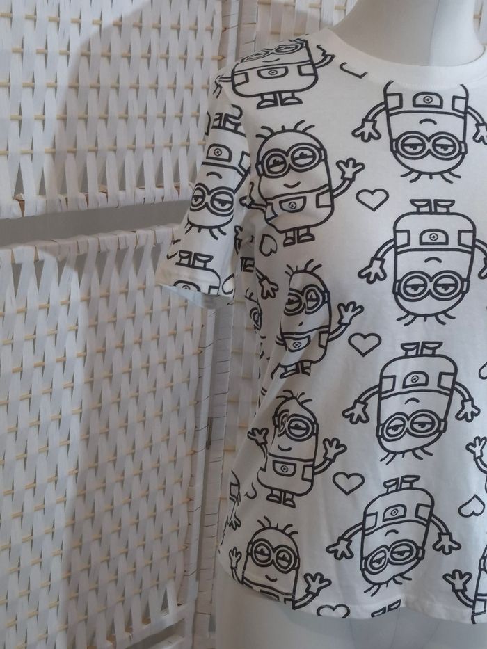 🍌joli T-shirt Minions "The Rise of Gru" Imprimé All-Over femme TS / 36 - photo numéro 9