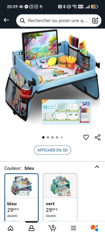 Plateau voiture enfant