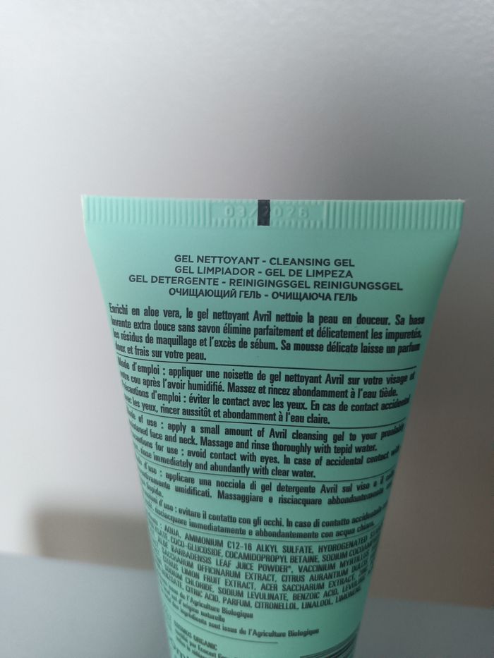 Gel nettoyant visage Avril - photo numéro 2