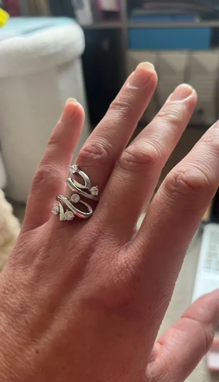 Bague en argent et oxydes de zirconium - photo numéro 11