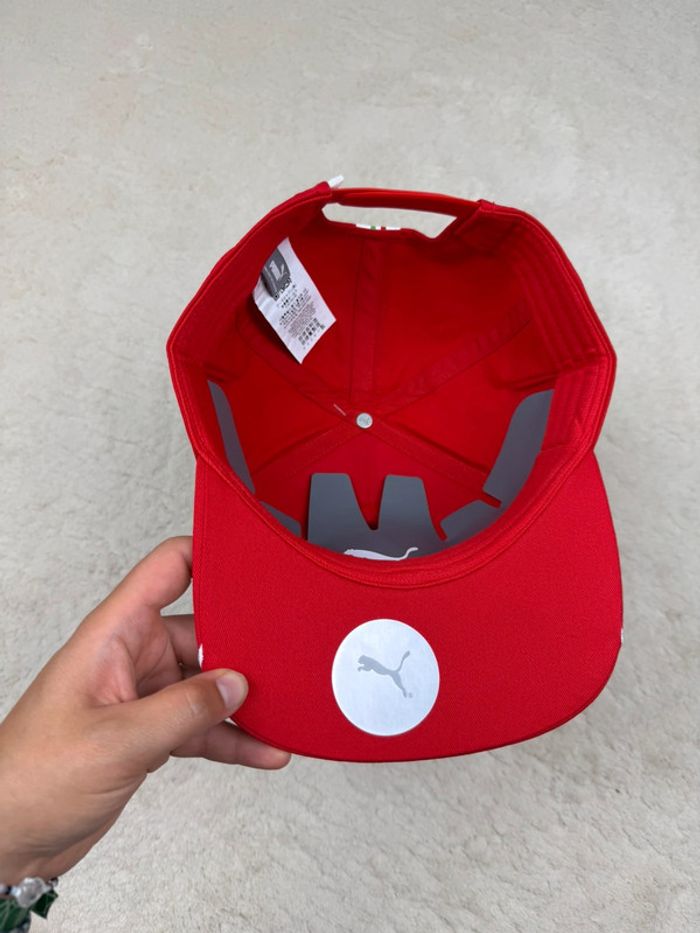 Casquette Puma Ferrari F1 16 Charles Leclerc Rouge Neuve - photo numéro 6