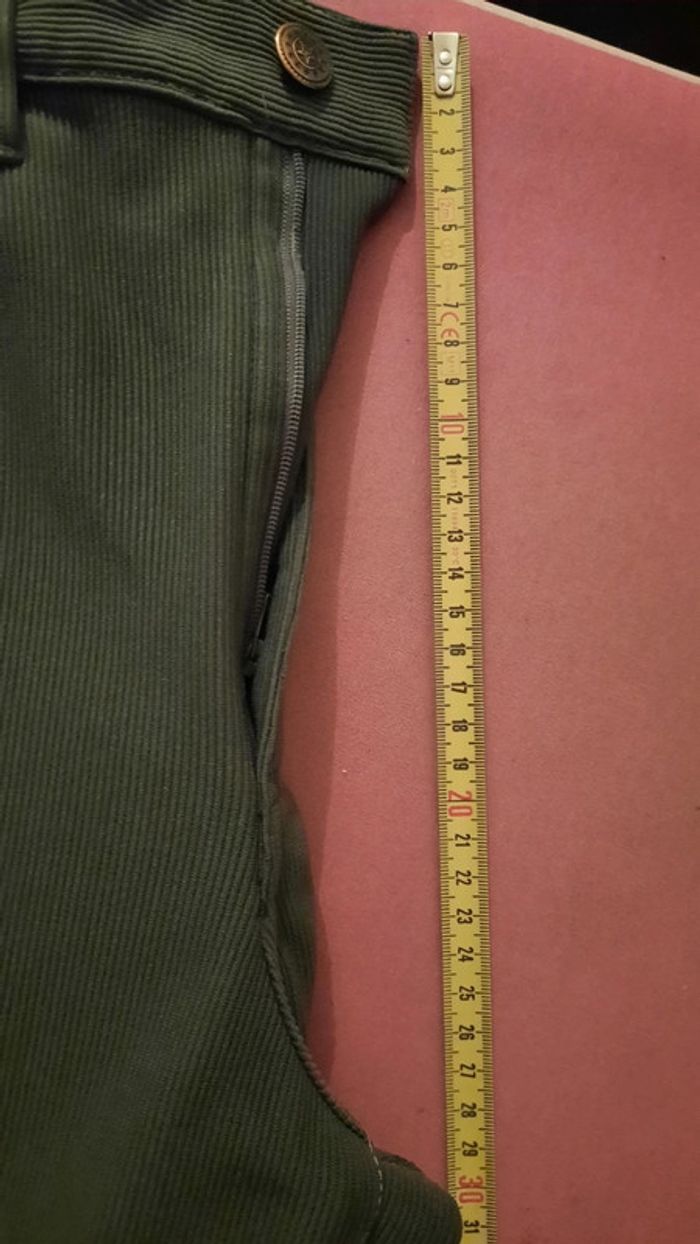 Pantalon femme T. 36 fine côtes - photo numéro 5
