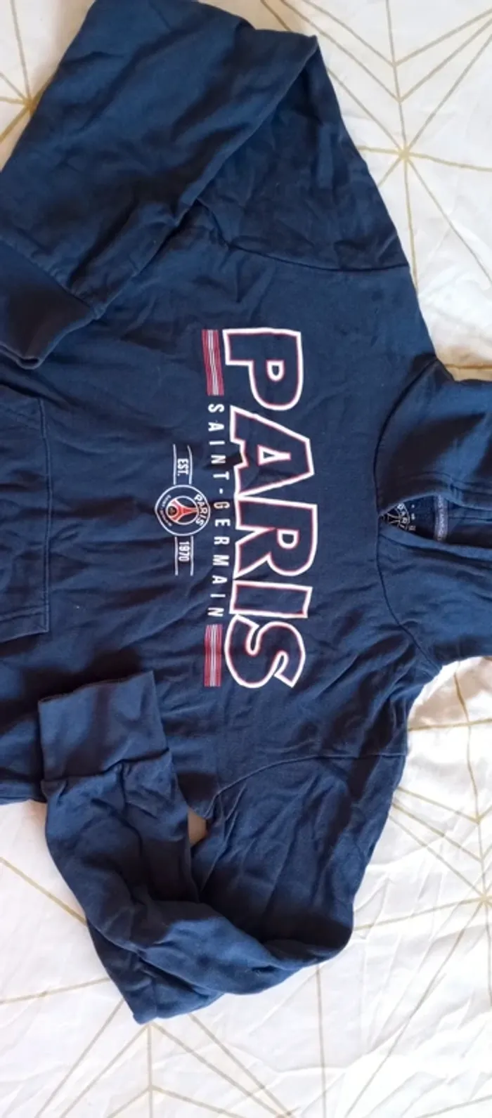 Sweat à capuche PSG - photo numéro 2