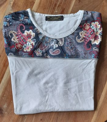 Tee shirt blanc manches courtes hommes Tony Copper taille M