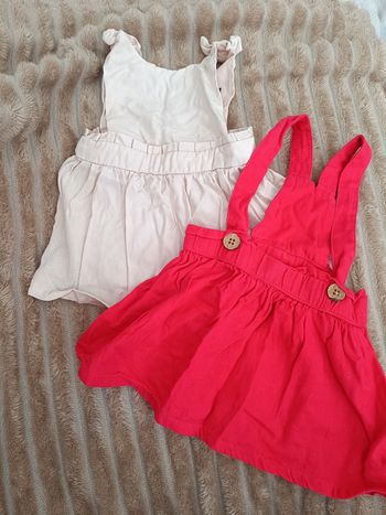 Lot 2 robes bébé fille 6 mois Kiabi Boîte à malices