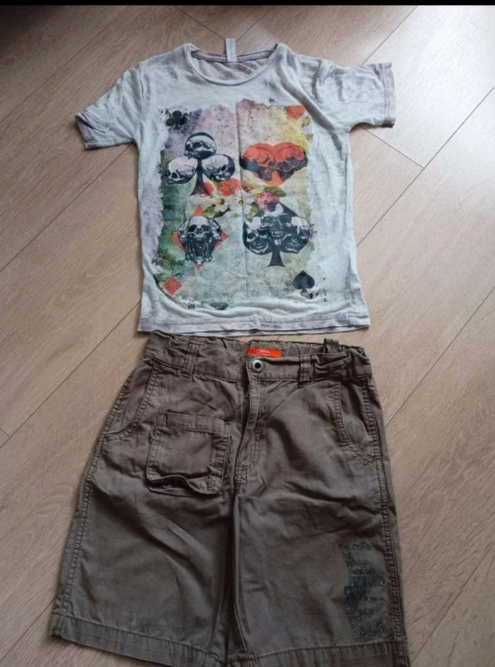 Bermuda  et  t-shirt  6 ans