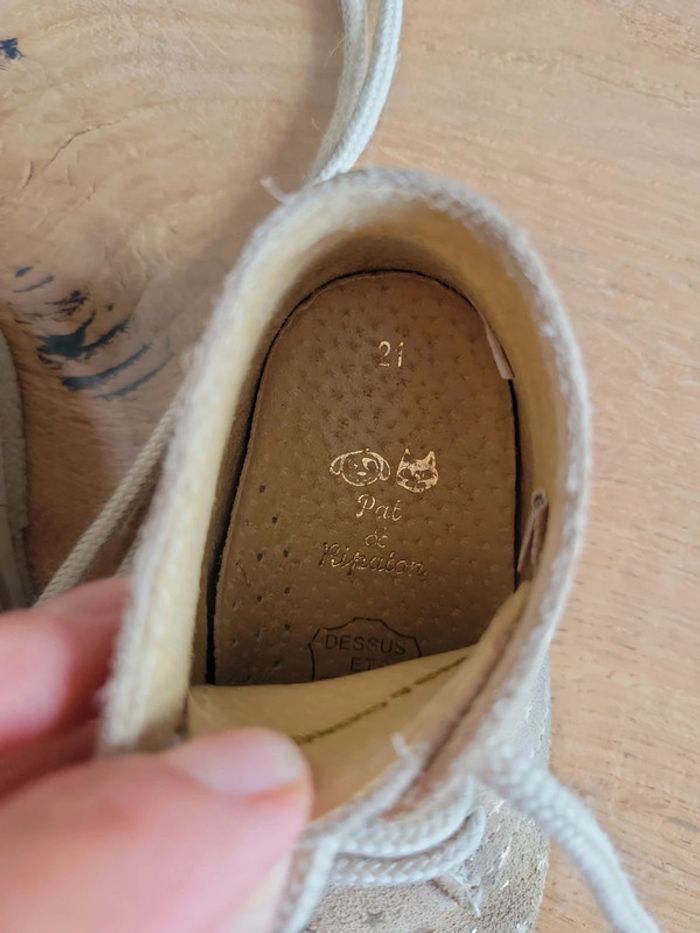 Chaussures montantes Daim pointure 21 - photo numéro 2