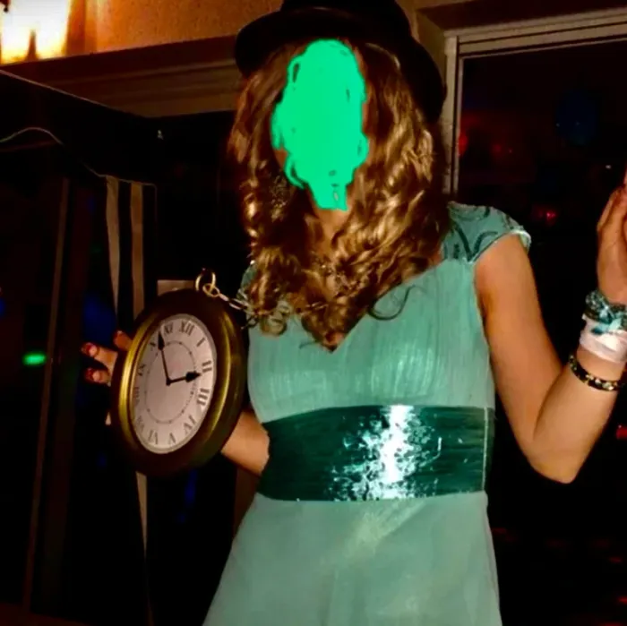 Robe de soirée bleu turquoise - photo numéro 3