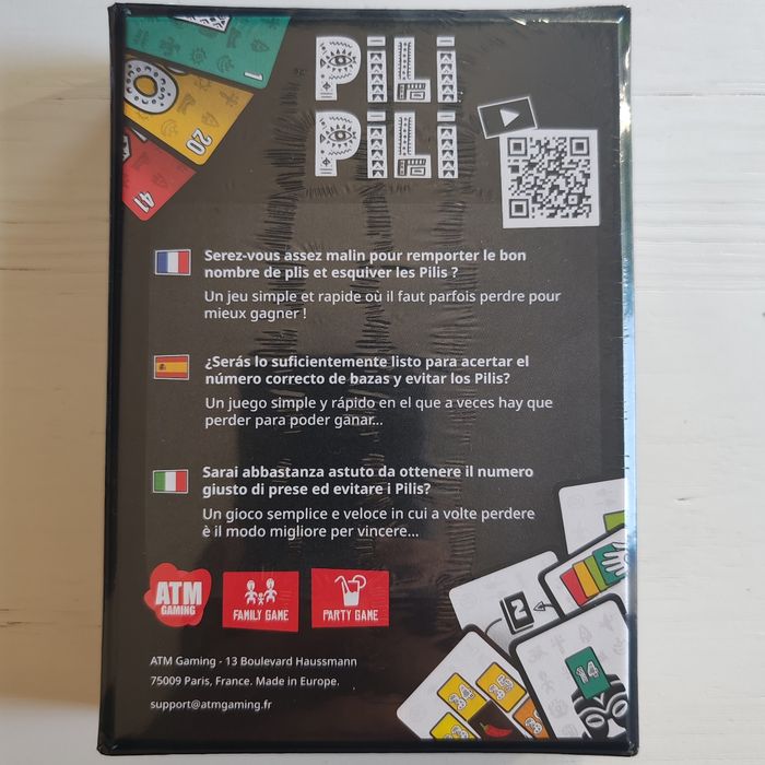 🔢 Jeu Pili Pili (Neuf sous cellophane) 🔢 - photo numéro 2