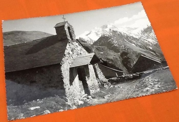 Carte postale ancienne L' Alpe de Venosc (Isère) L' Eglise Saint-Claude - photo numéro 3