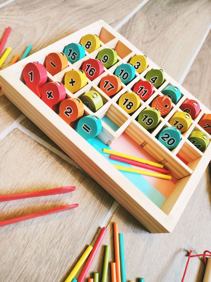 🐟 Pêche à la ligne magnétique en bois 4 en 1 évolutif  j'apprends à compter - photo numéro 3