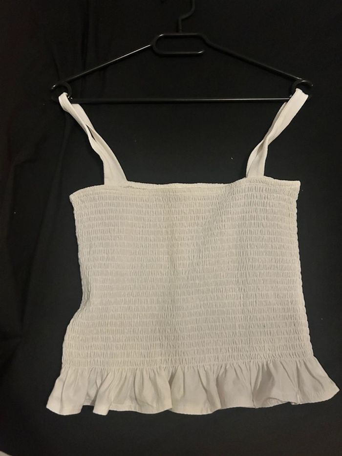 Crop top blanc H&M taille M Neuf