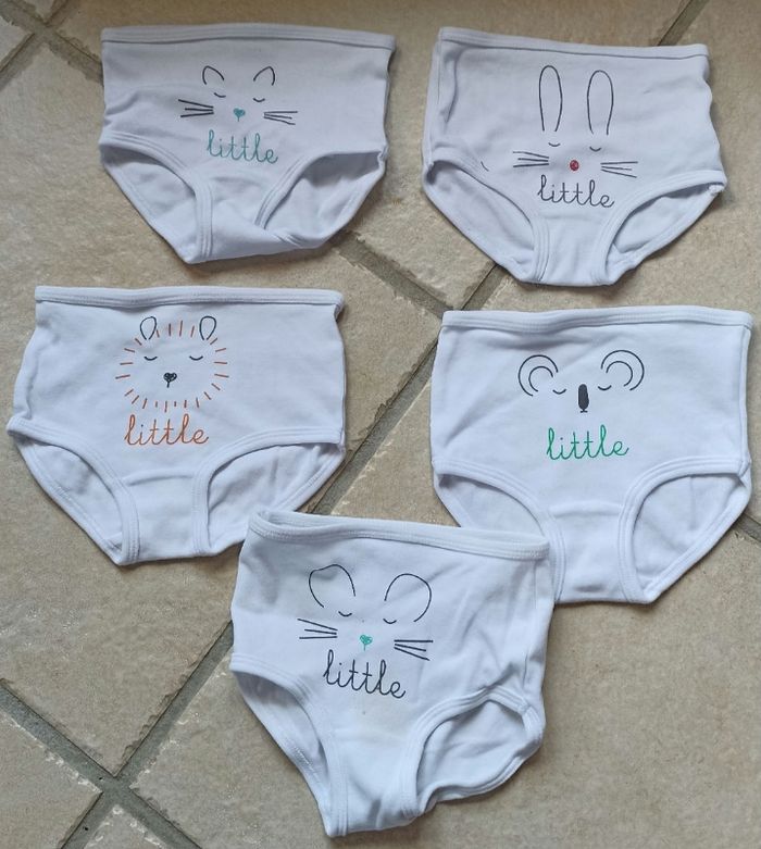 5 Culottes Vertbaudet 18 mois