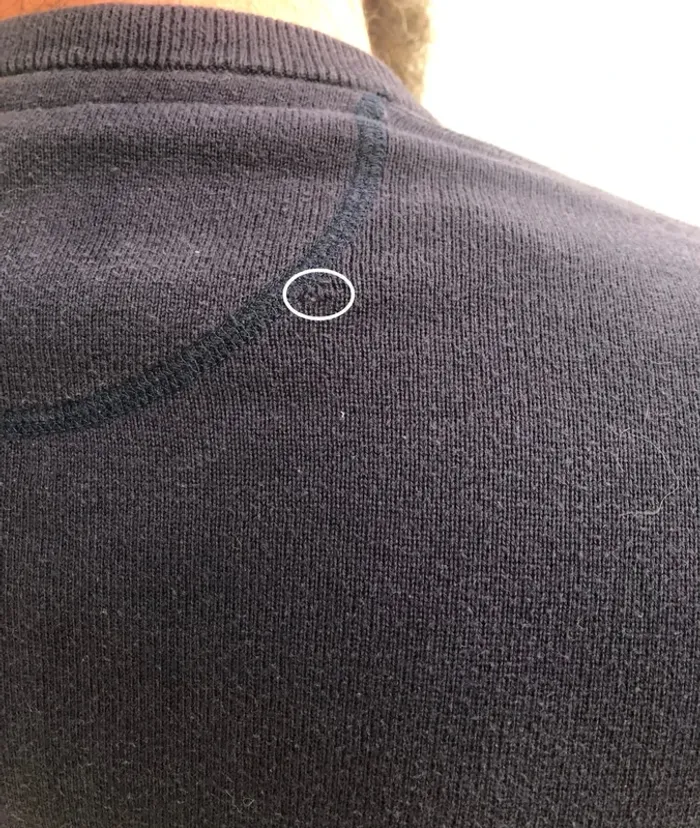 Eden Park navy blue V neck pullover Mens M - photo numéro 9