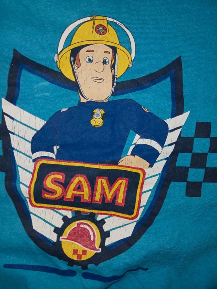Tee-shirt 4 ans fireman sam - photo numéro 2