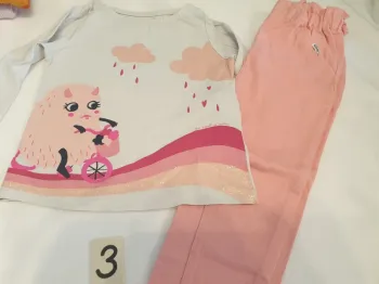 Pantalon Disney & t-shirt monstre DPAM