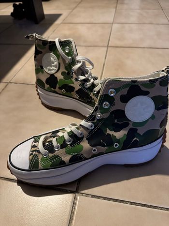 Converse Run Star Hike Hi Archive Print Camouflage taille 42.5